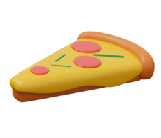 Pizza slice 3d icon png