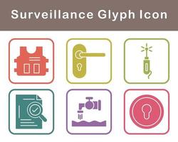 Surveillance Vector Icon Set