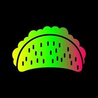 Tacos Unique Vector Icon