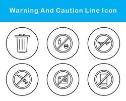 Warning And Caution Vector Icon Set