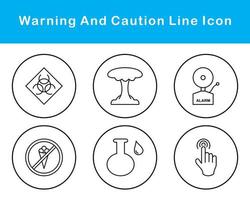 Warning And Caution Vector Icon Set