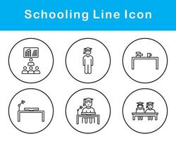 Schooling Vector Icon Set