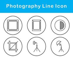 fotografía vector icono conjunto