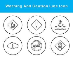 Warning And Caution Vector Icon Set