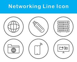 Networking Vector Icon Set