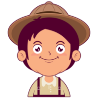 boy smiling face cartoon cute png