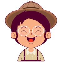 boy happy face cartoon cute png