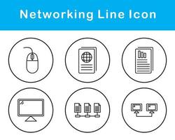 Networking Vector Icon Set