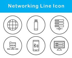 Networking Vector Icon Set