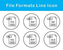 File Formats Vector Icon Set