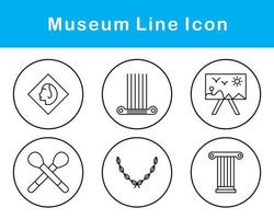 Museum Vector Icon Set