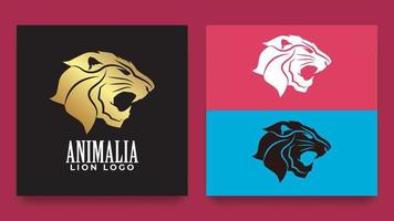 Lion head drawing vector illustration. Suitable for club logos, Tattoos. Logo concept vector illustration.