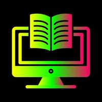 Digital Learning Vector Icon