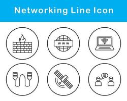 Networking Vector Icon Set