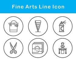 Fine Arts Vector Icon Set