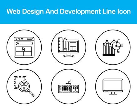Web Design And Development Vector Icon Set