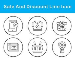 Sale And Discount Vector Icon Set