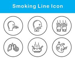 Smoking Vector Icon Set