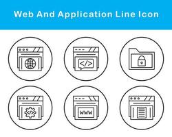 Web And Application Vector Icon Set