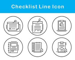 Checklist Vector Icon Set