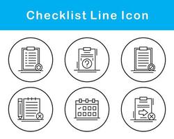 Checklist Vector Icon Set