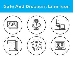 Sale And Discount Vector Icon Set