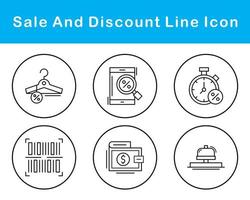 Sale And Discount Vector Icon Set