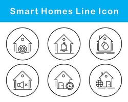 Smart Homes Vector Icon Set