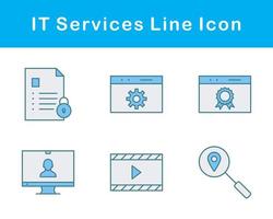 IT Services Vector Icon Set