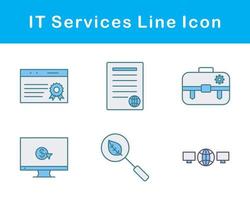 IT Services Vector Icon Set