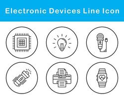 Electronic Devices Vector Icon Set