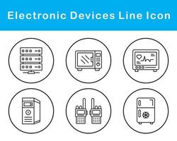 electrónico dispositivos vector icono conjunto