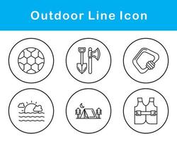 Outdoor Vector Icon Set