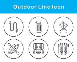 Outdoor Vector Icon Set