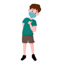 Kid boy isolated on background. png