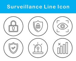 Surveillance Vector Icon Set