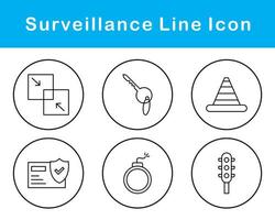 Surveillance Vector Icon Set