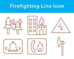 Firefighting Vector Icon Set