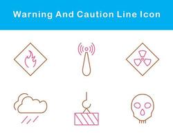 Warning And Caution Vector Icon Set