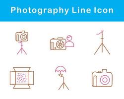 fotografía vector icono conjunto