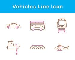 Vehicles Vector Icon Set