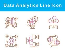 Data Analytics Vector Icon Set