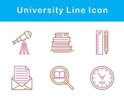 university Vector Icon Set