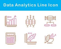 Data Analytics Vector Icon Set