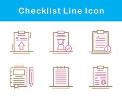 Checklist Vector Icon Set