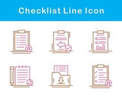 Checklist Vector Icon Set