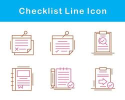 Checklist Vector Icon Set