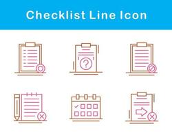 Checklist Vector Icon Set