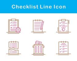 Checklist Vector Icon Set