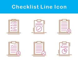 Checklist Vector Icon Set